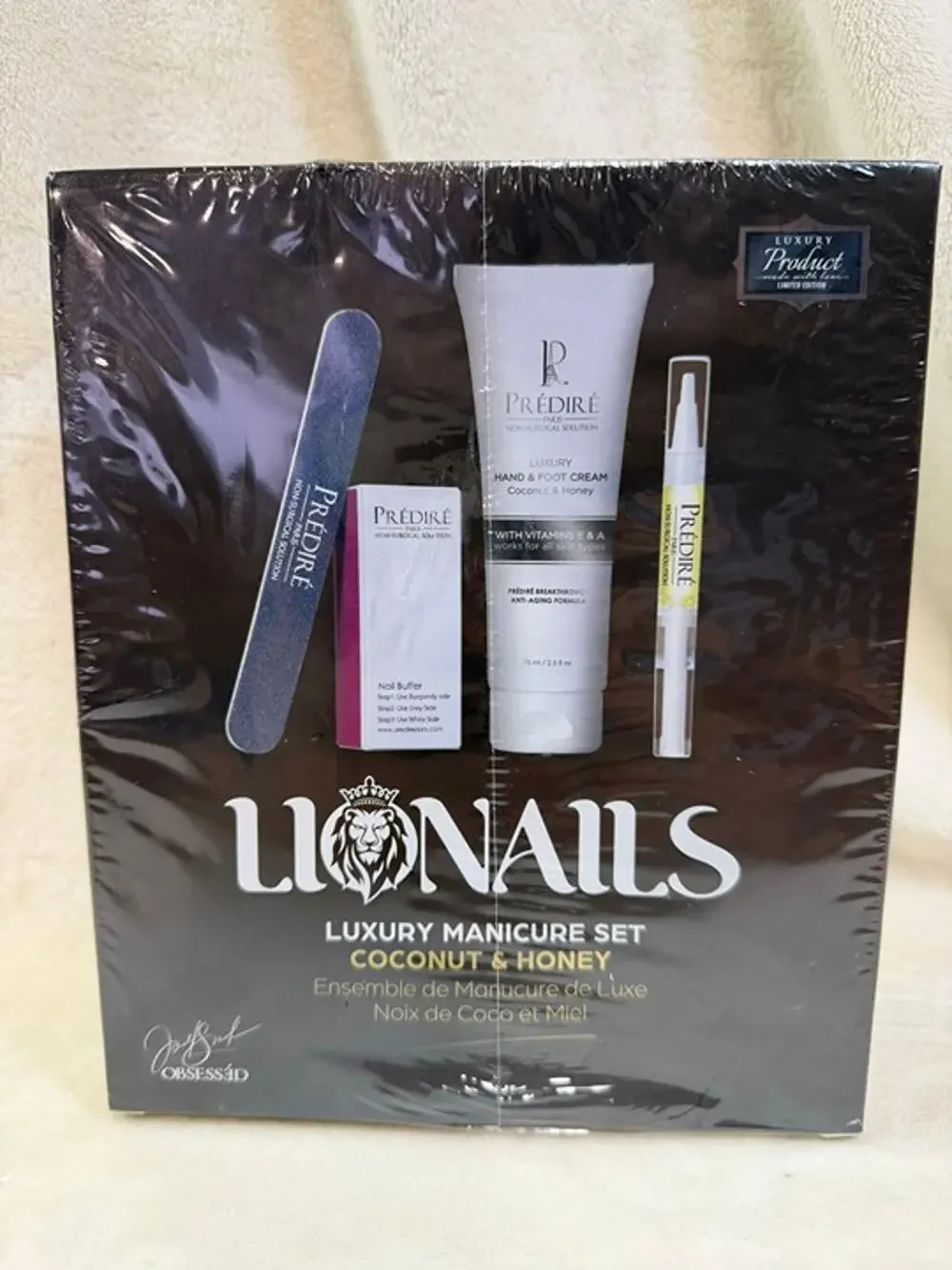Predire Paris Lionails Luxury Manicure Set (New Factory Sealed Box)